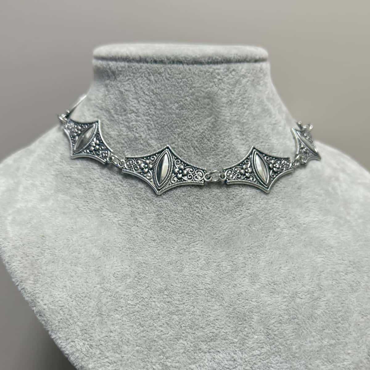 สร้อยคอช็อคเกอร์สไตล์ฮิปฮอป พั - Ethnic Fashion Wear For Women บทวิจารณ์และราคา