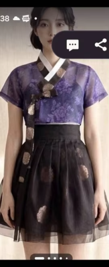 OLOEY ชุดฮันบกสไตล์วินเทจ ชุดเ - Hanbok Modern Set บทวิจารณ์และราคา