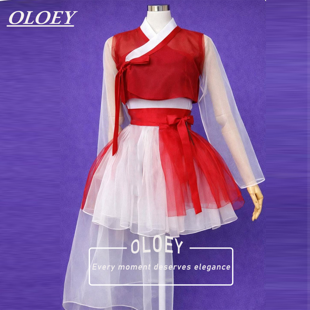 OLOEY ชุดฮันบกสไตล์วินเทจ ชุดเ - Hanbok Modern Set บทวิจารณ์และราคา