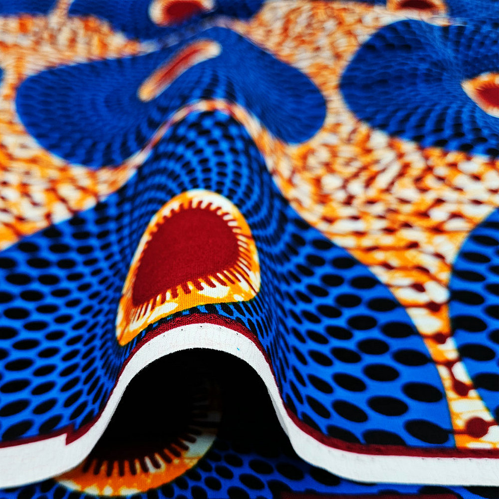 ผ้าพิมพ์ลายขี้ผึ้งแท้จากฮอลแลน - African Ankara Print บทวิจารณ์และราคา