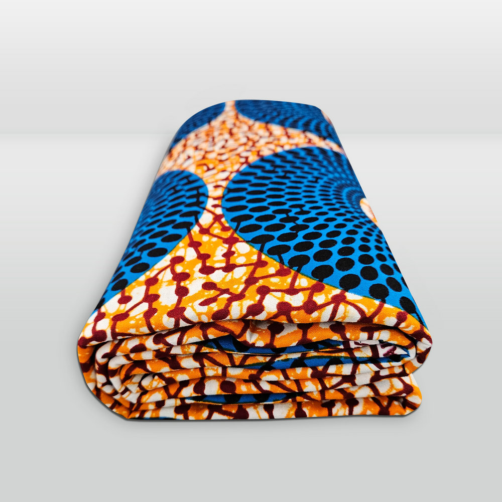 ผ้าพิมพ์ลายขี้ผึ้งแท้จากฮอลแลน - African Ankara Print บทวิจารณ์และราคา