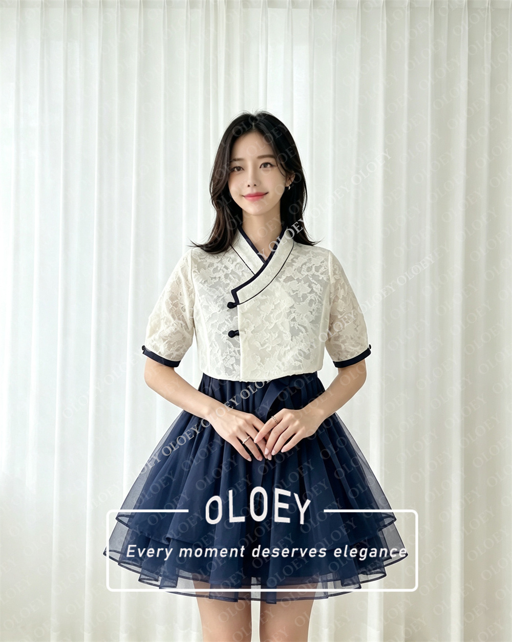 ชุดฮันบกสั้นสีดำสไตล์โมเดิร์น  - Hanbok Modern Set บทวิจารณ์และราคา