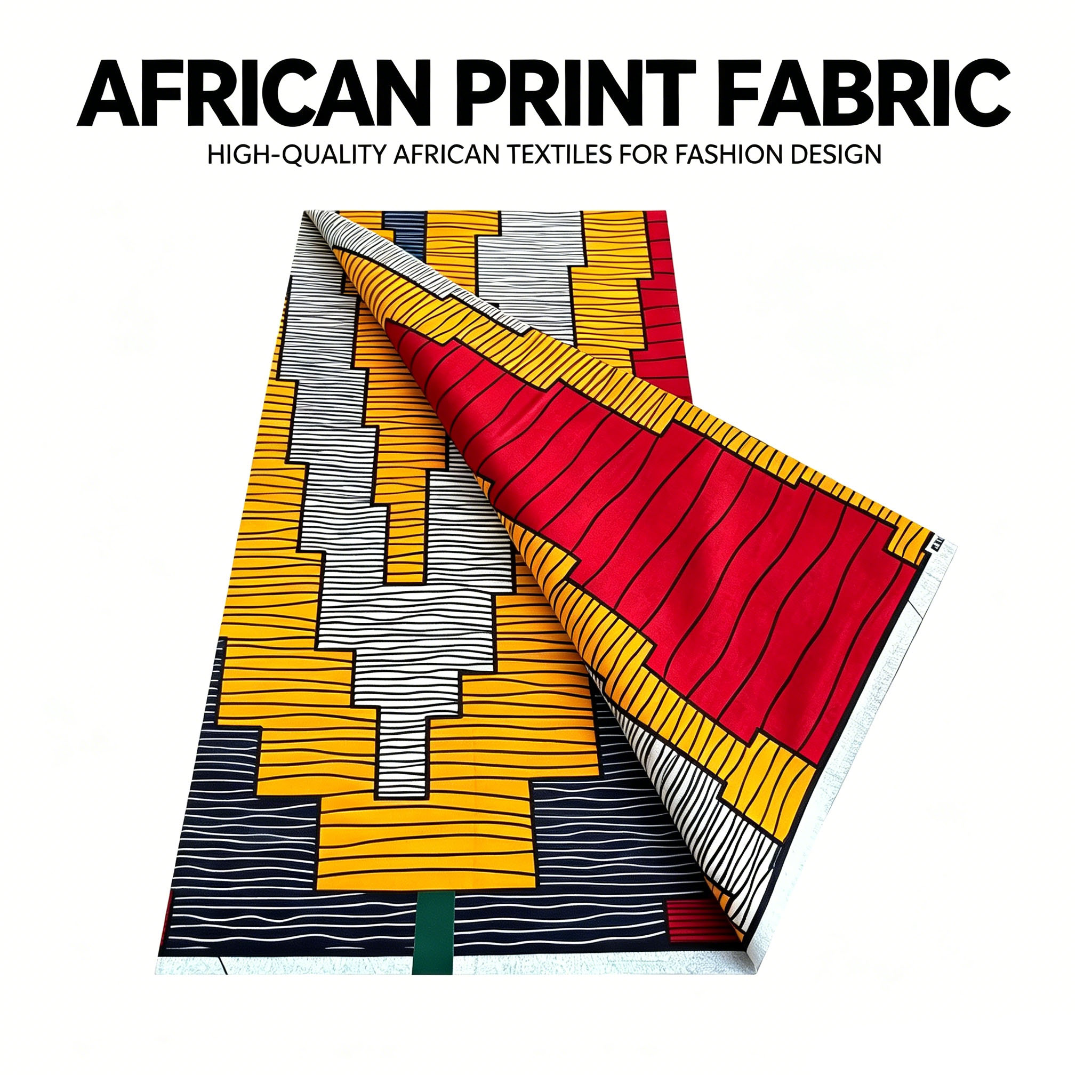 ผ้าแองการ่าลายเรขาคณิตใหม่ปี 2 - African Ankara Print บทวิจารณ์และราคา
