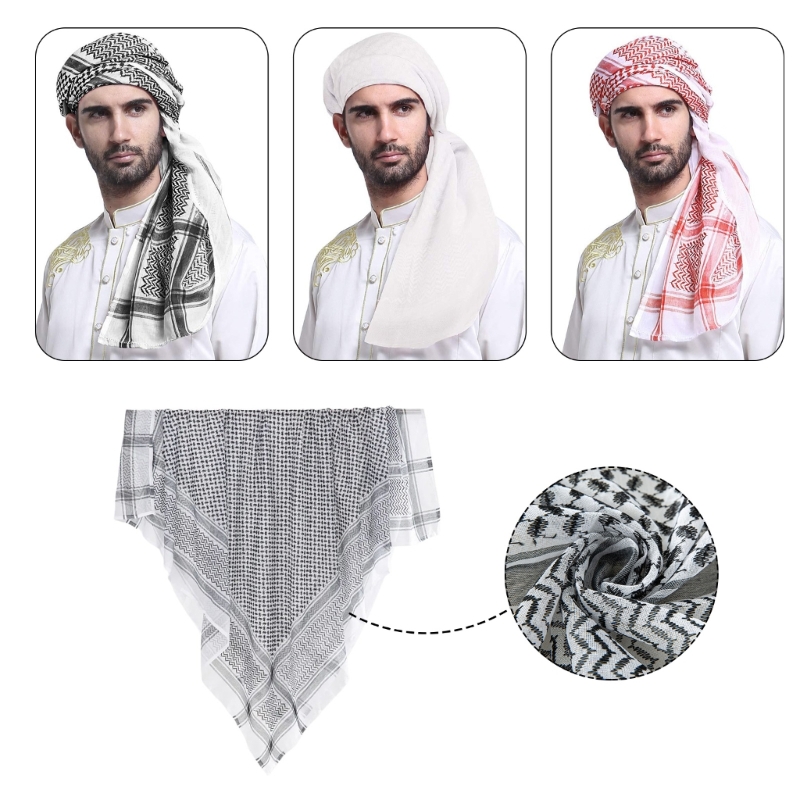 ผ้าโพกหัวชาติพันธุ์ผู้ชายผ้าพั - Ethnic Fashion Men บทวิจารณ์และราคา
