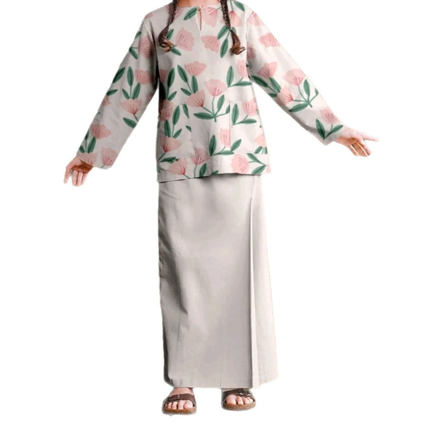 ชุดเพื่อนซี้เด็ก ชุดการแสดงบนเ - Ethnic Wear บทวิจารณ์และราคา