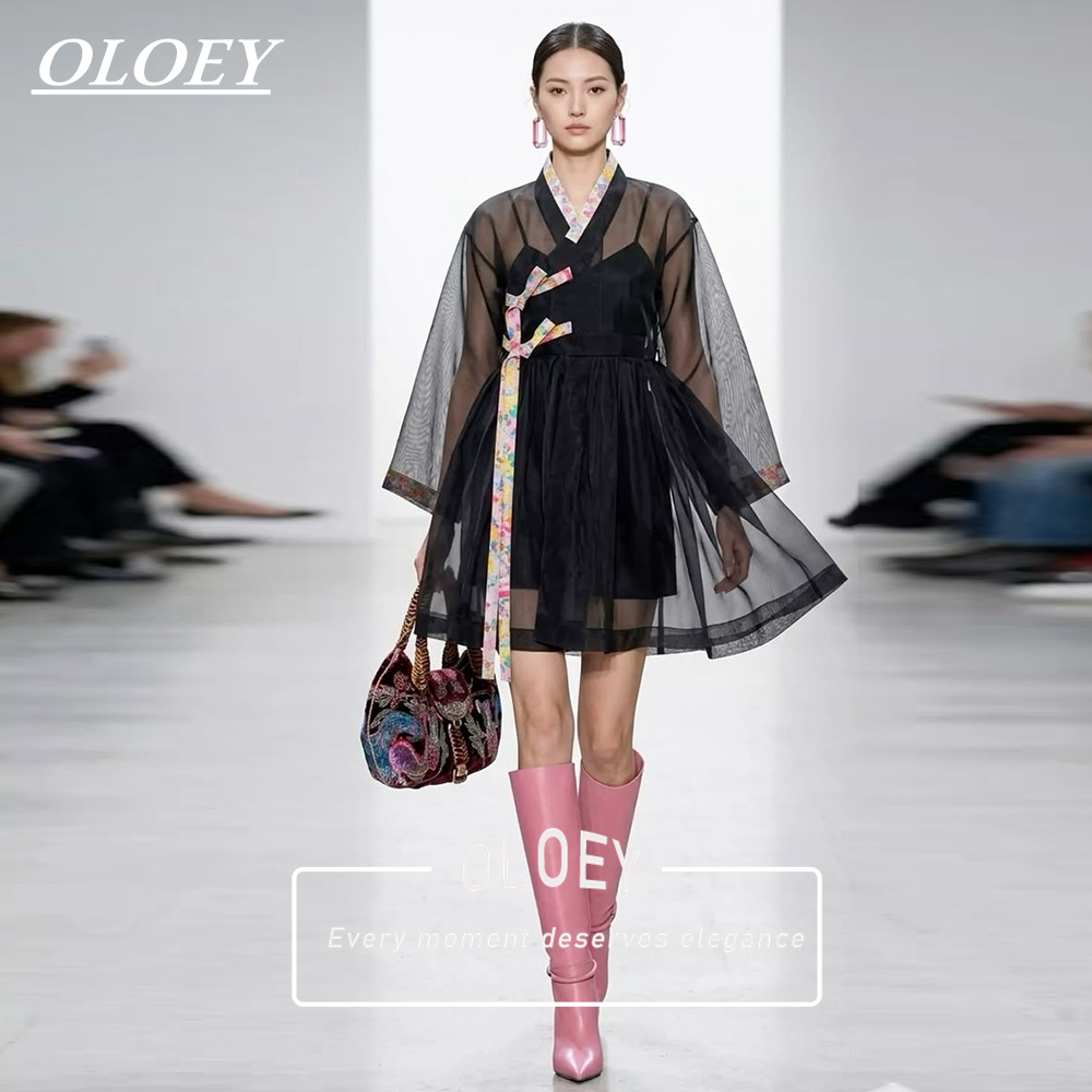 ชุดฮันบกสั้นสีดำสไตล์โมเดิร์น  - Hanbok Modern Set บทวิจารณ์และราคา