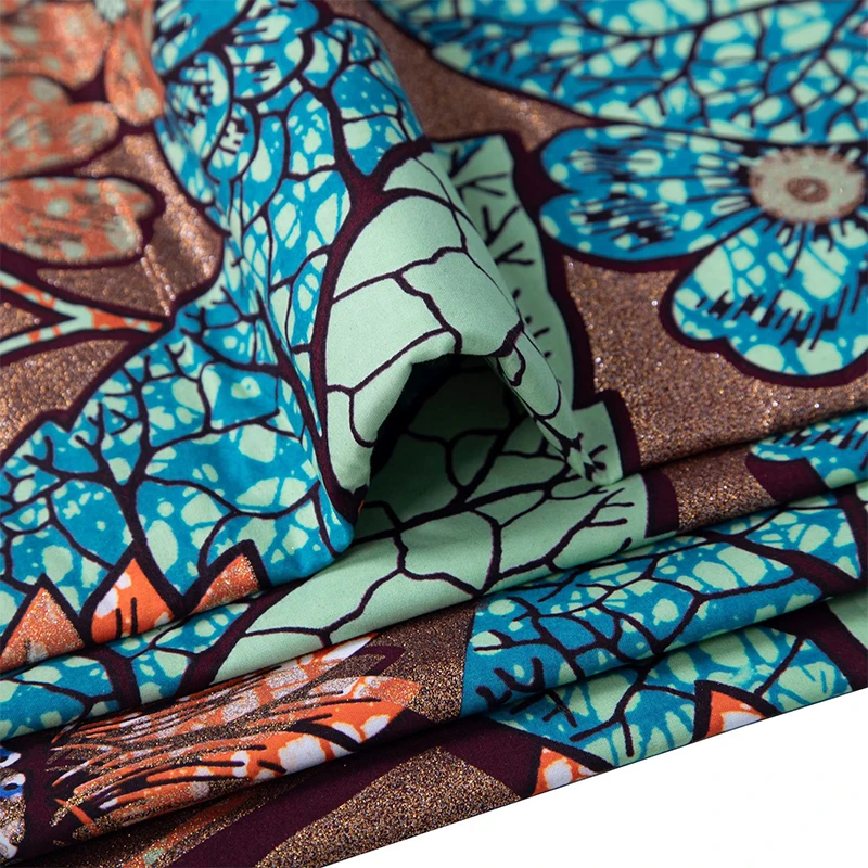 ผ้าแอนการาพิมพ์ลายทองแอฟริกัน  - African Ankara Print บทวิจารณ์และราคา