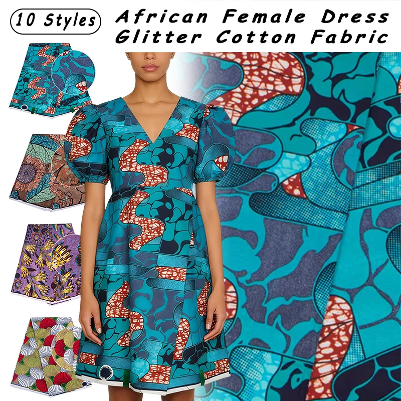 ผ้าแอนการาพิมพ์ลายทองแอฟริกัน  - African Ankara Print บทวิจารณ์และราคา