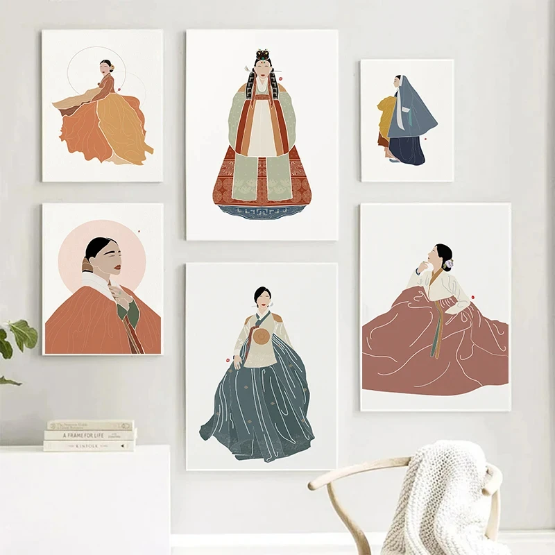 โปสเตอร์ศิลปะฮันบกเกาหลีสไตล์โ - Hanbok Modern Set บทวิจารณ์และราคา