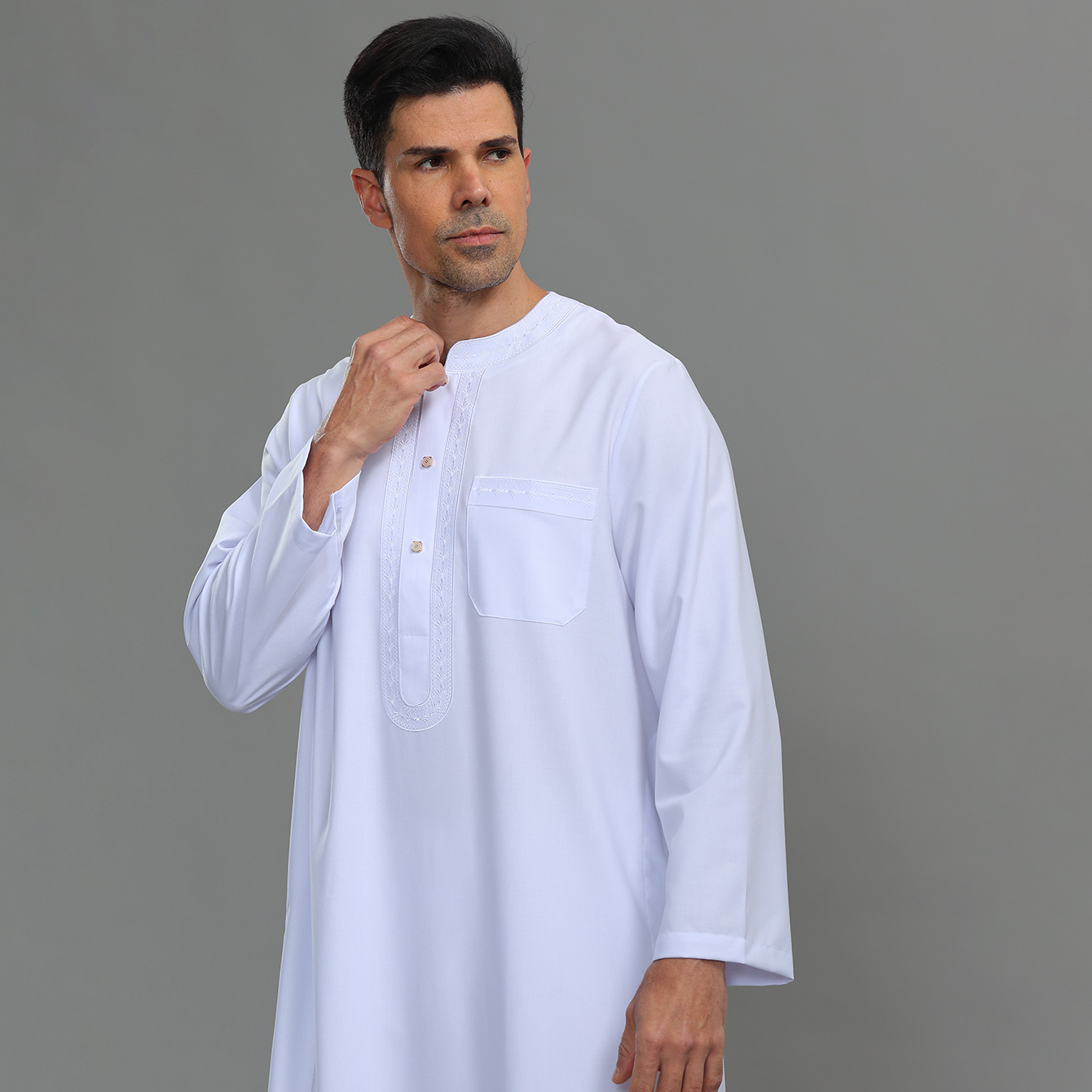เสื้อคลุมผู้ชายแบบคัฟตัน โทบ ต - Kurta Men Cotton บทวิจารณ์และราคา