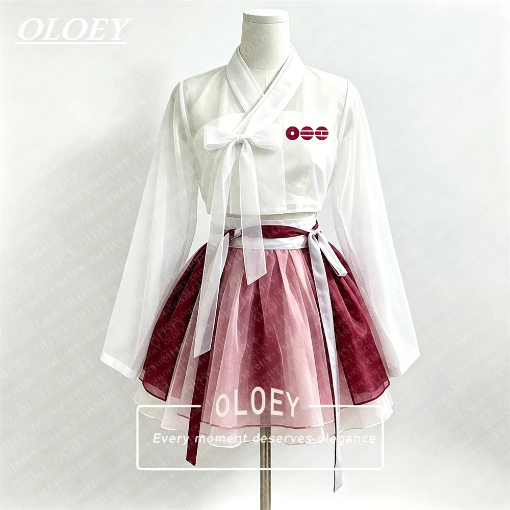 ชุดฮันบกสั้นสไตล์โมเดิร์น OLOE - Hanbok Modern Set บทวิจารณ์และราคา