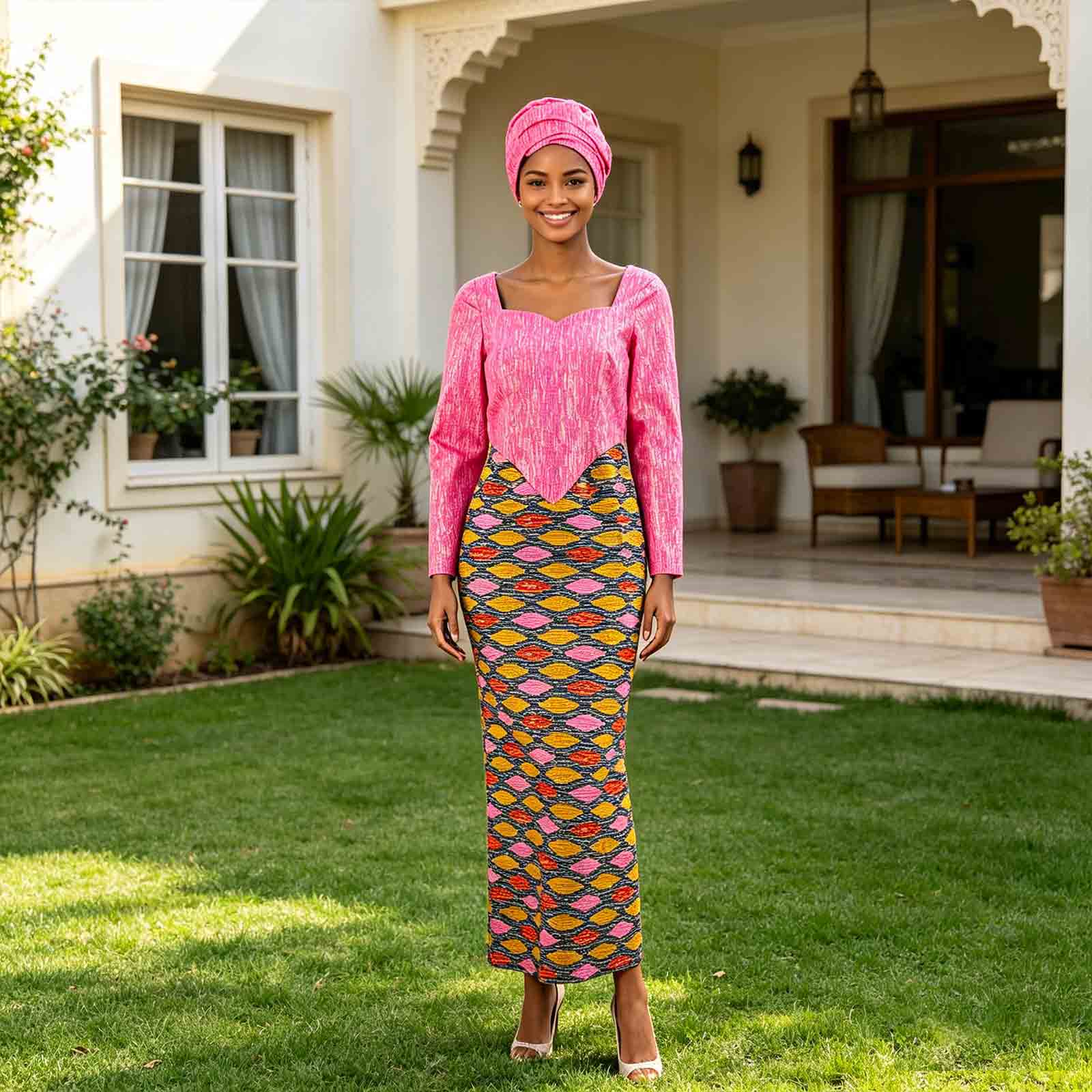 ชุดเดรสยาวลายแอฟริกันสำหรับผู้ - African Ankara Print บทวิจารณ์และราคา