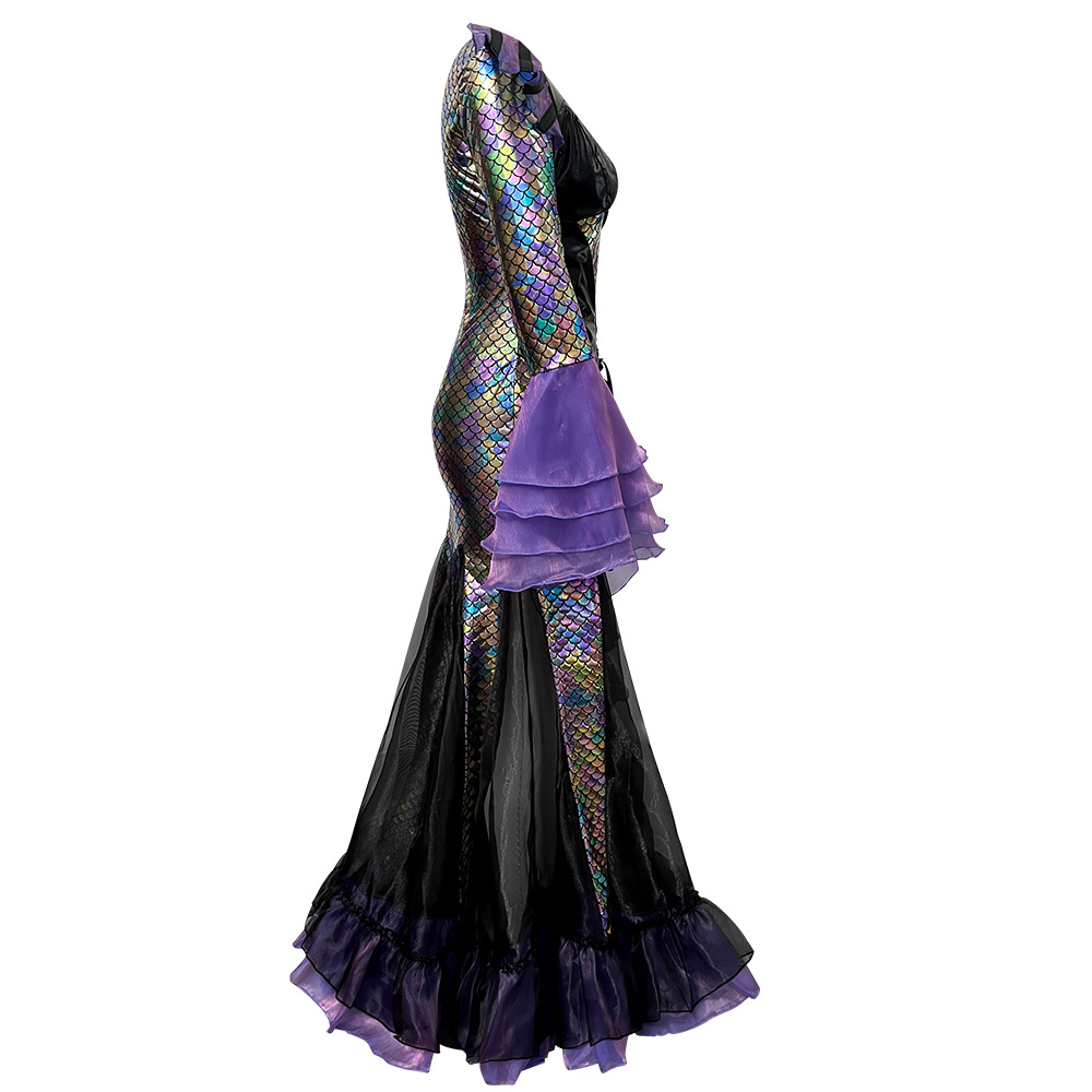 ชุดเดรสยาวธีมเงือกดำสำหรับผู้ห - Ethnic Wear บทวิจารณ์และราคา